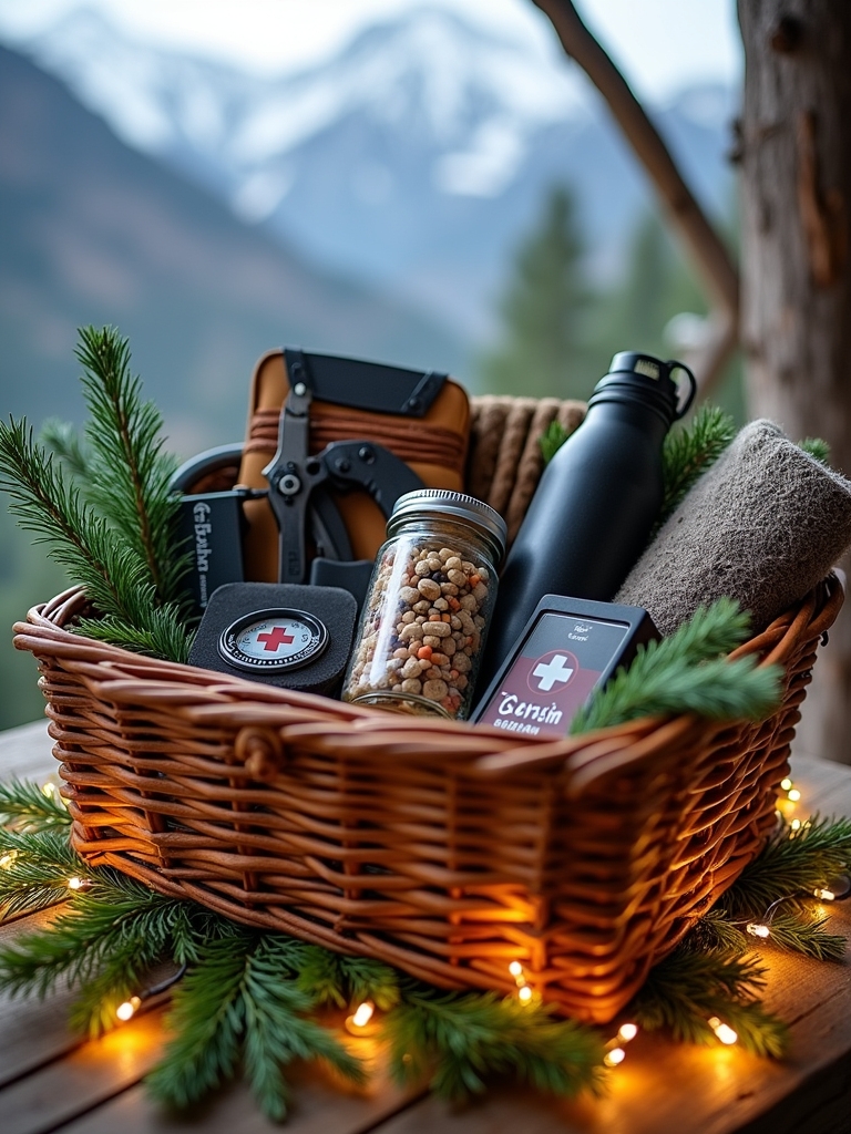 adventure essentials gift basket