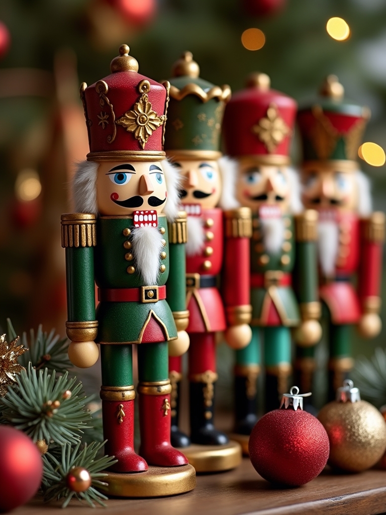 antique nutcracker holiday charm