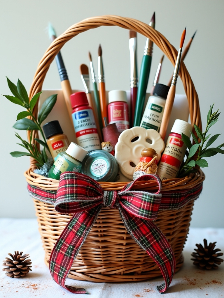 artistic inspiration gift basket