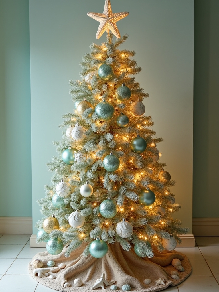 beachy charm for christmas