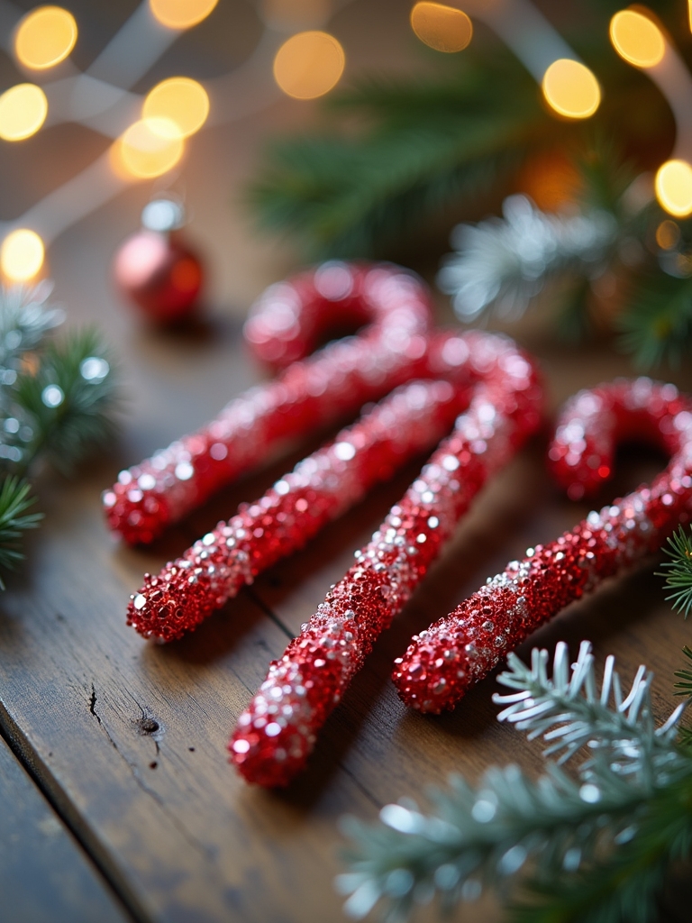 beaded candy cane ornaments