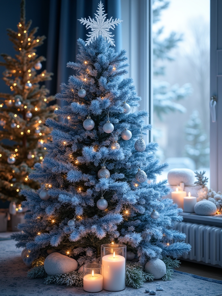 blue accents with nature