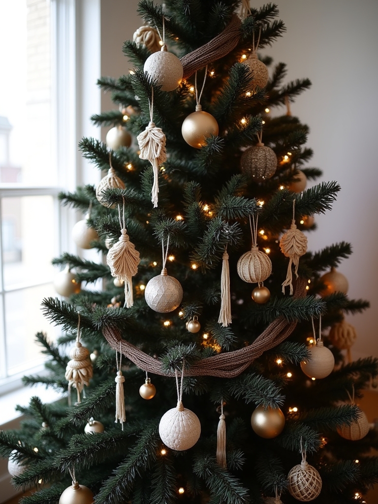 boho chic christmas tree