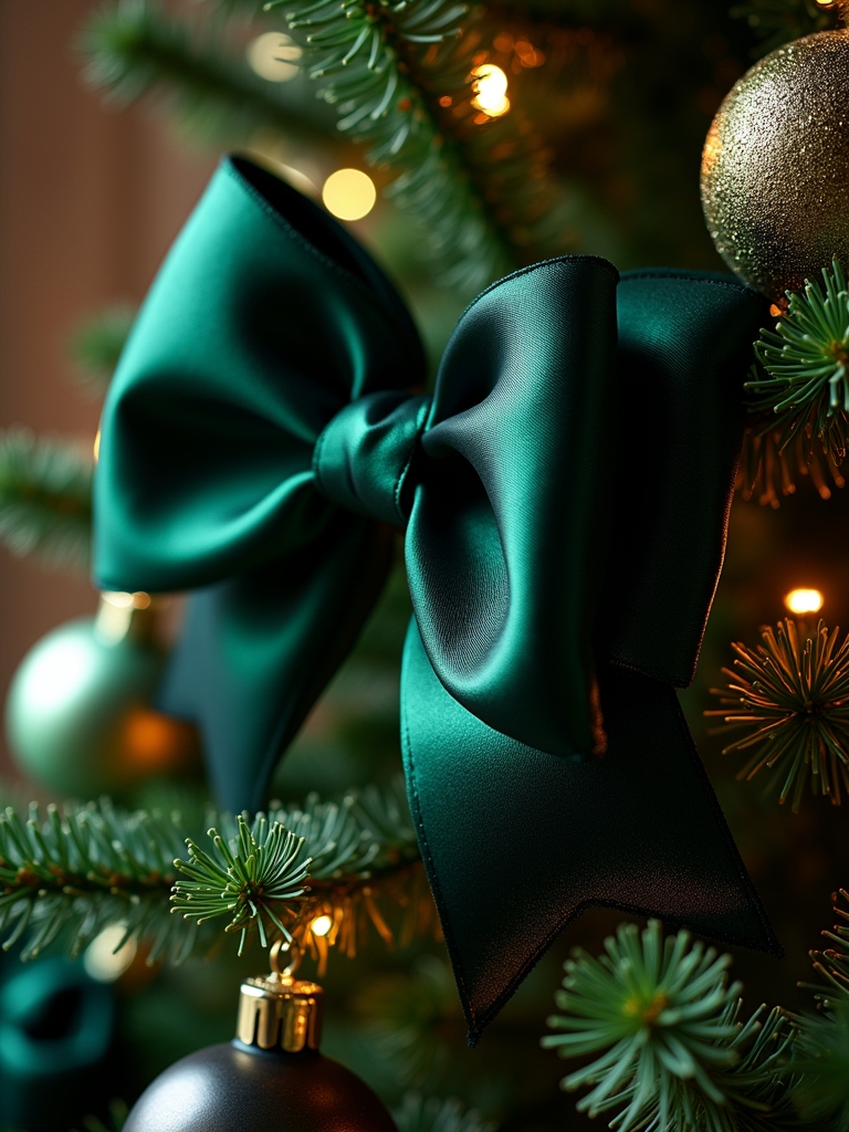 bold monochrome christmas decor