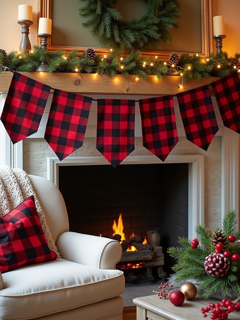 buffalo check holiday decor