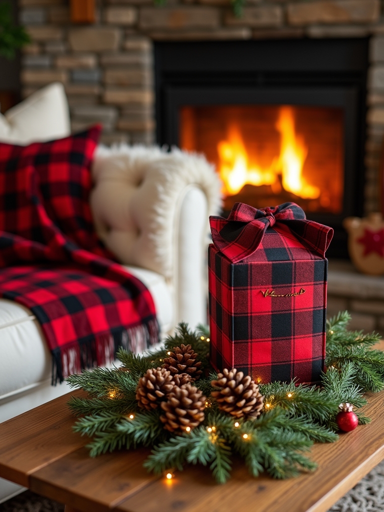 buffalo plaid advent calendar