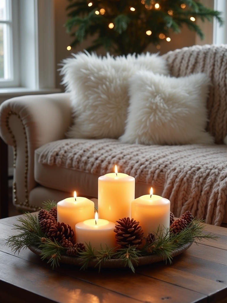 candle arrangements for ambiance