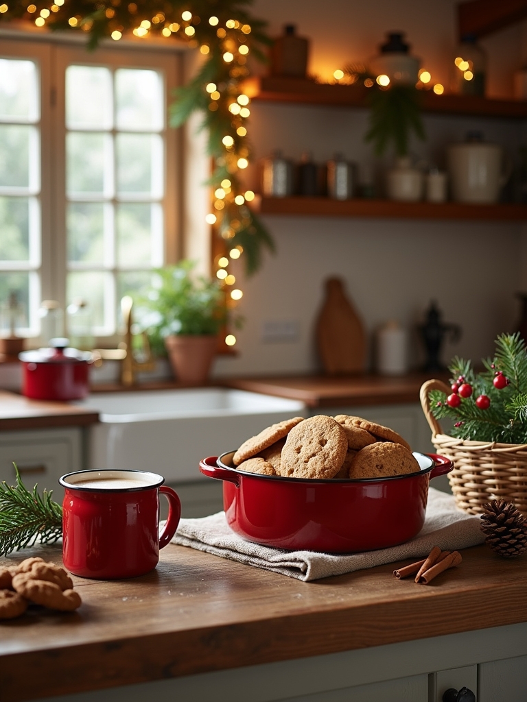 charming enamelware serving pieces