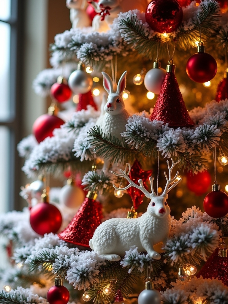 charming festive animal ornaments