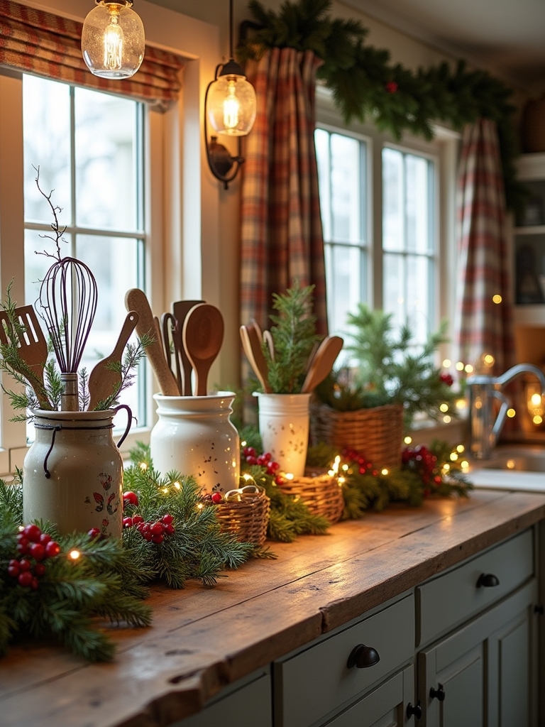 charming festive utensil organization