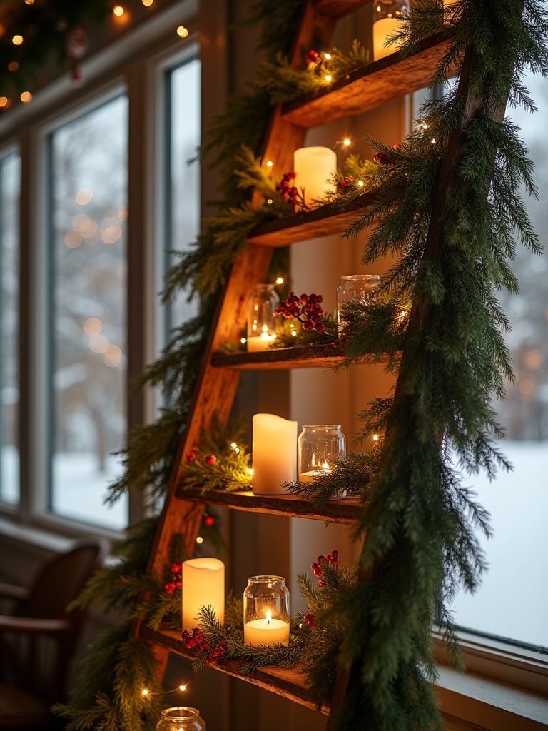 charming holiday candle arrangement