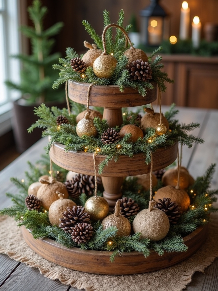 charming rustic farmhouse display