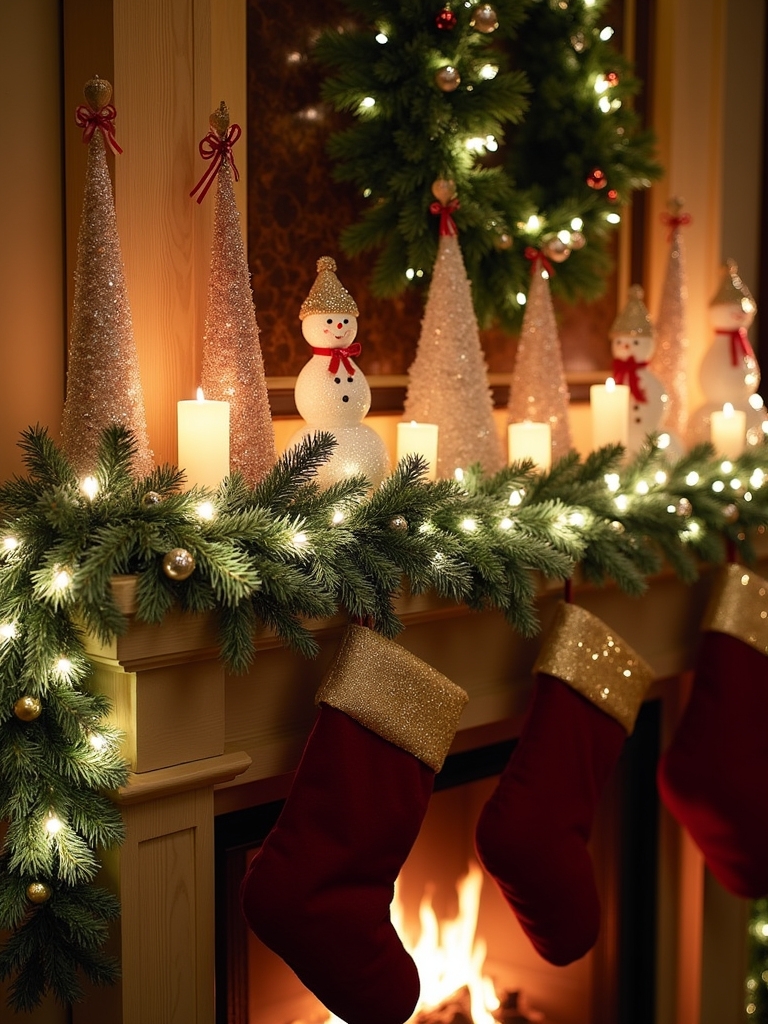 charming snowman family decor