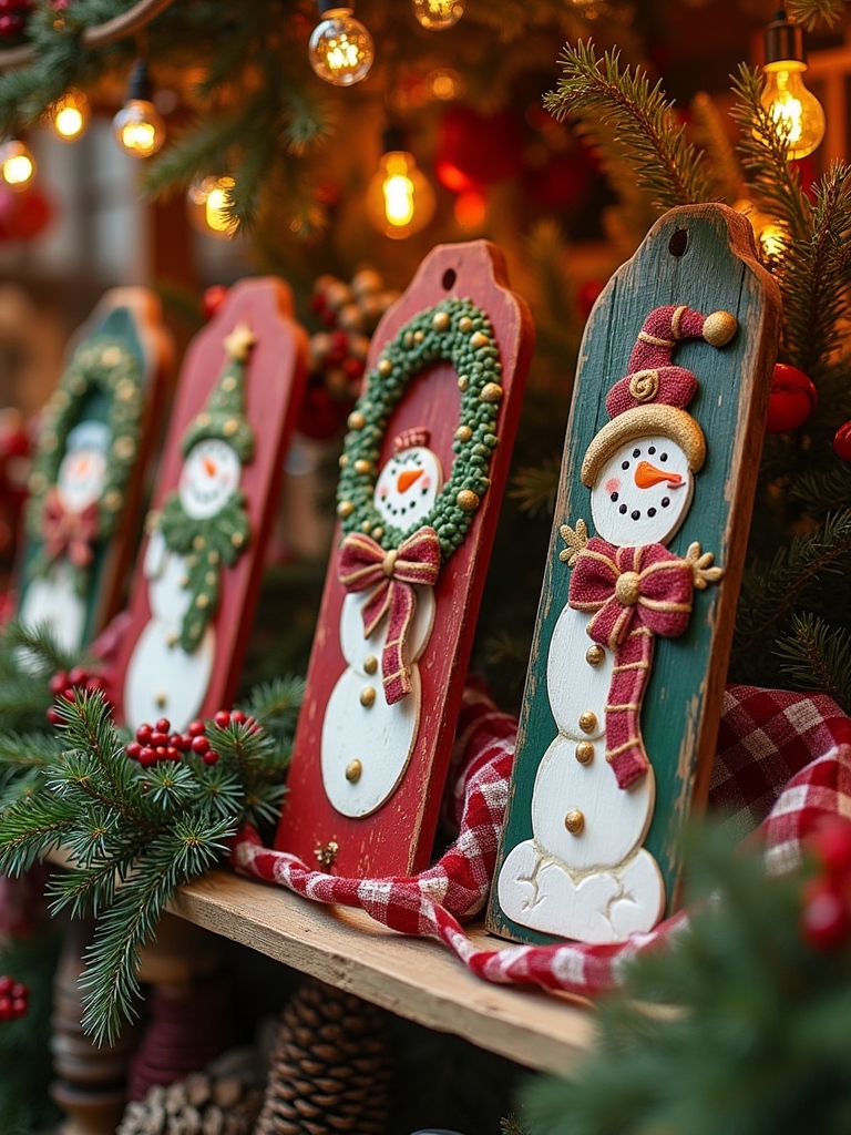 cheerful decorative holiday signs