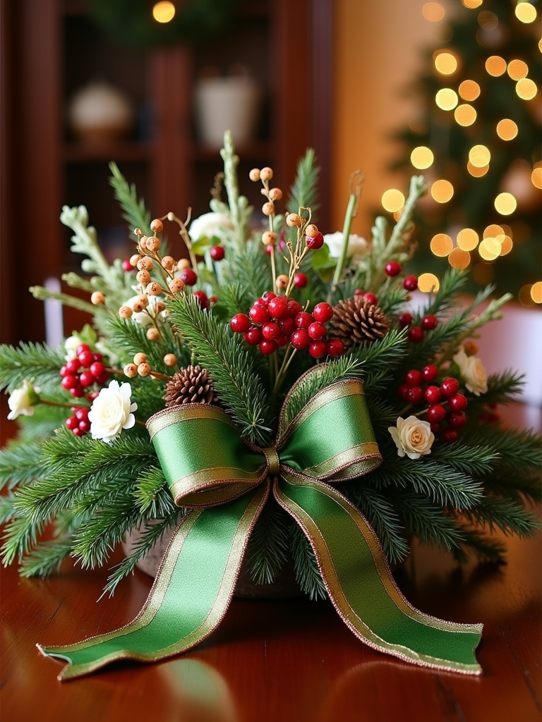 cheerful ribbon and bows