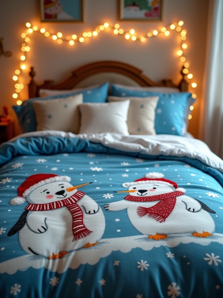 cheerful winter wonderland decor