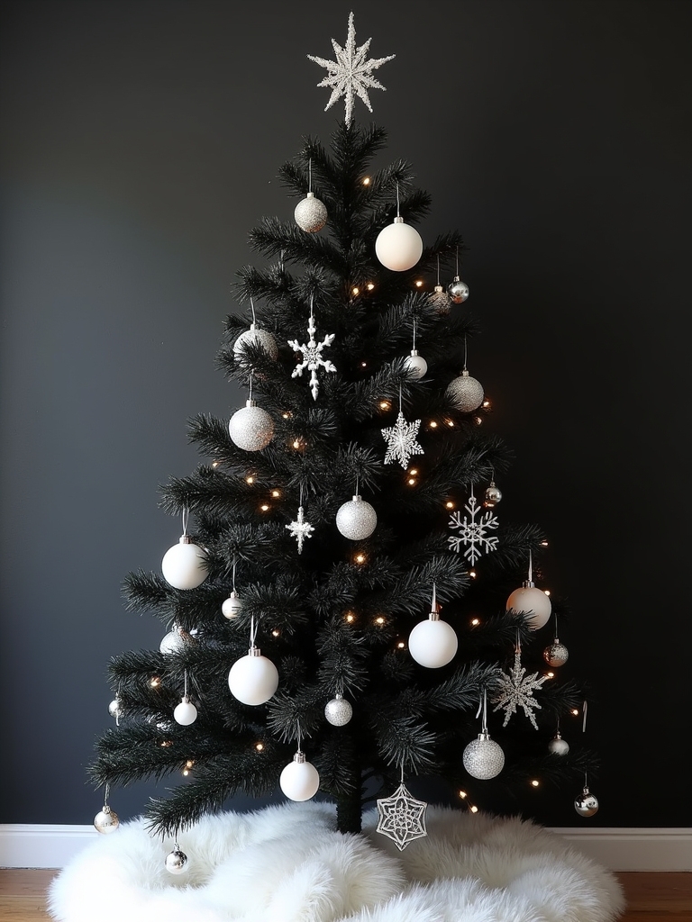 chic black and white decor