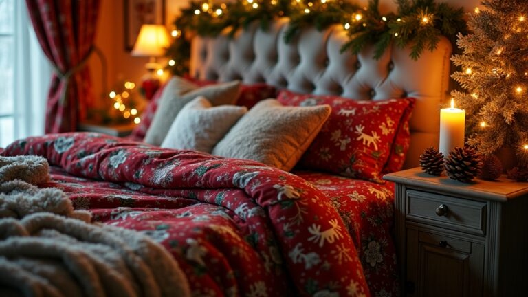 christmas bedroom decor ideas