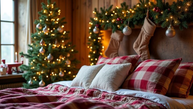 christmas bedroom decorating ideas