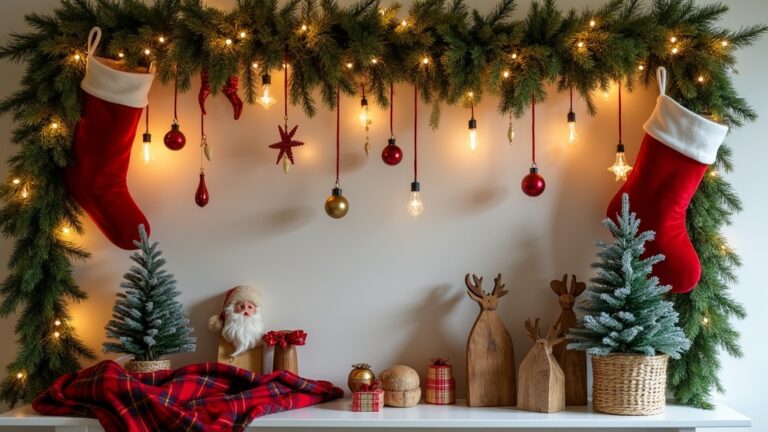 christmas shelf decor ideas