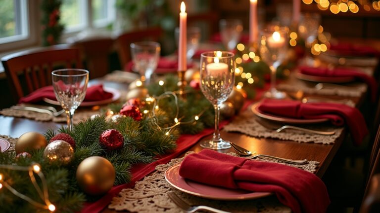 christmas table runner ideas
