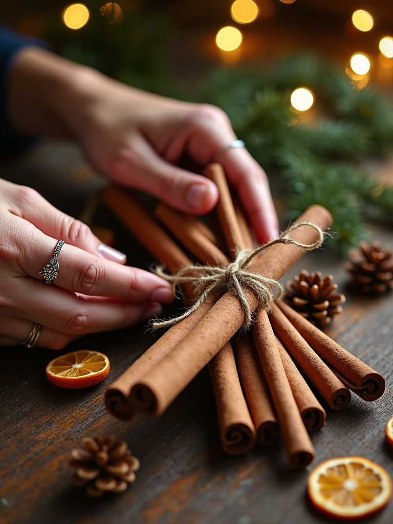 cinnamon stick holiday crafts