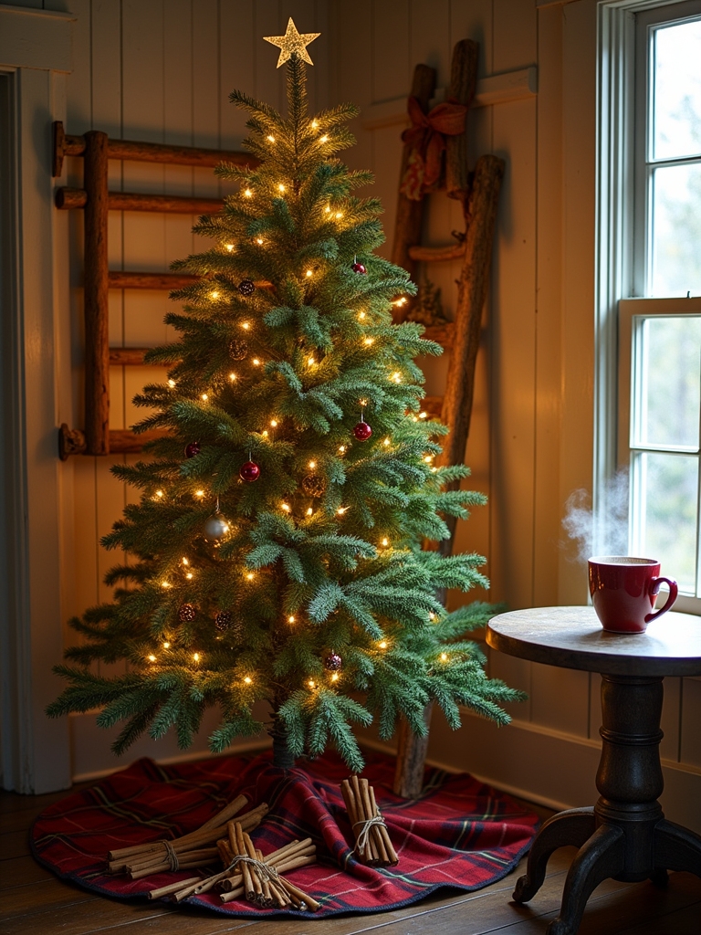 cinnamon stick tree decor