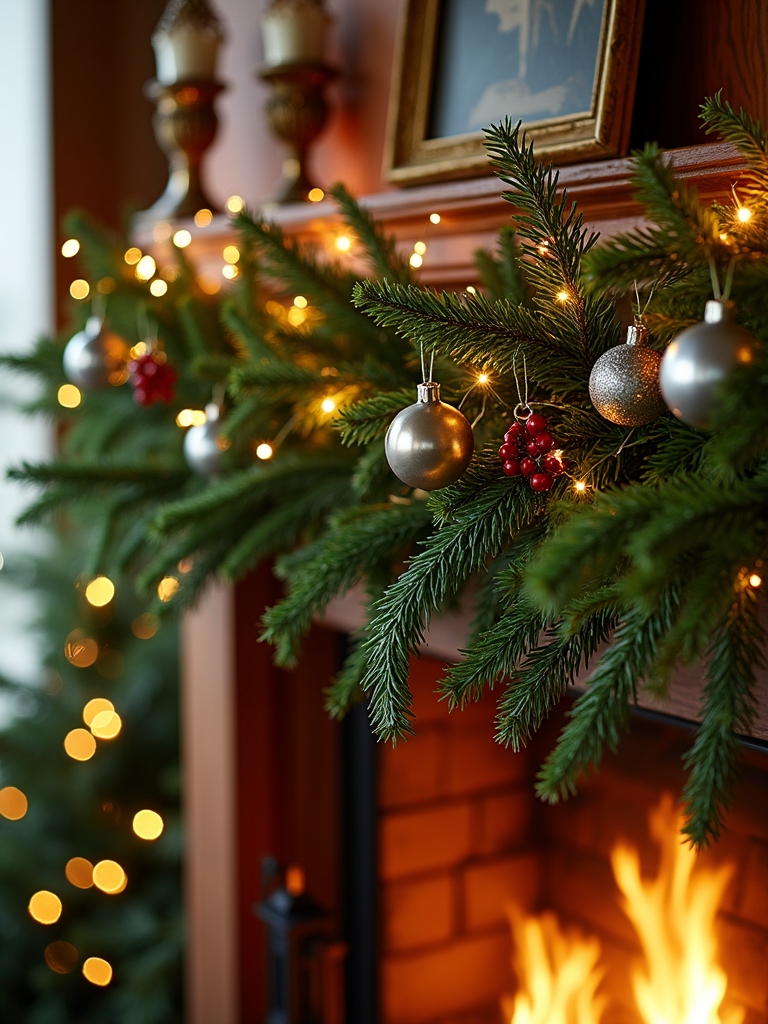classic holiday greenery garland