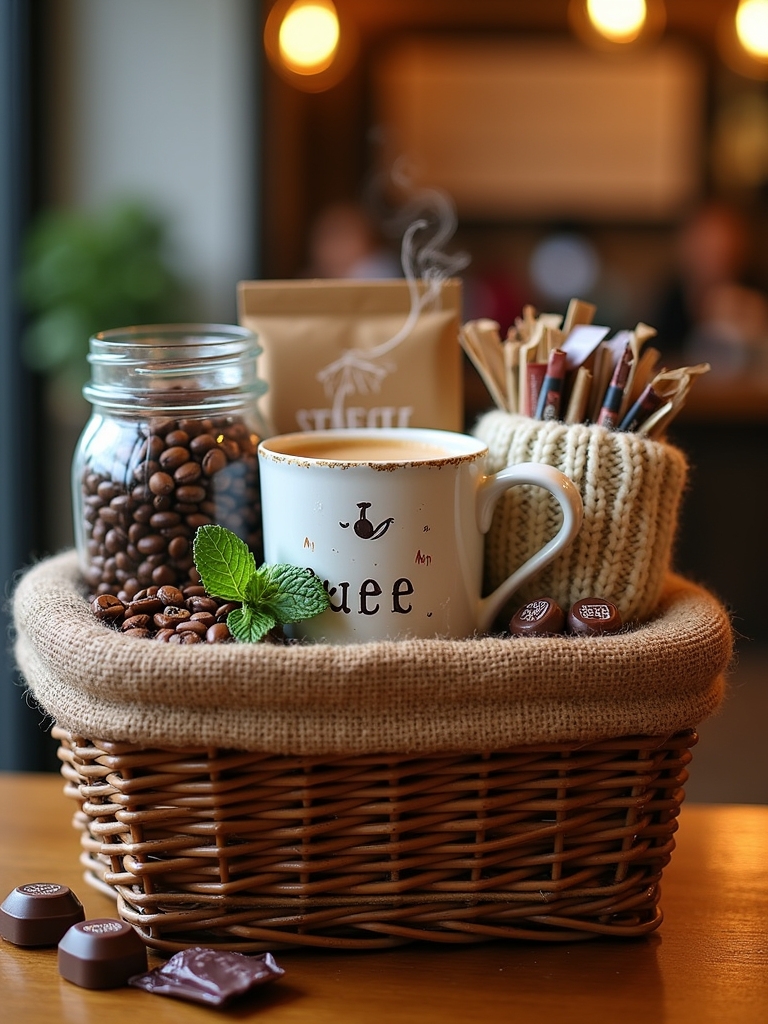 coffee gift basket essentials