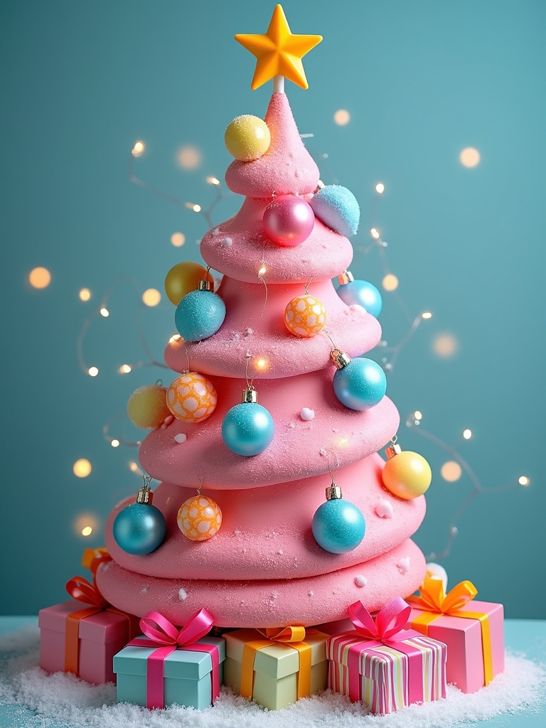 colorful candyland christmas theme