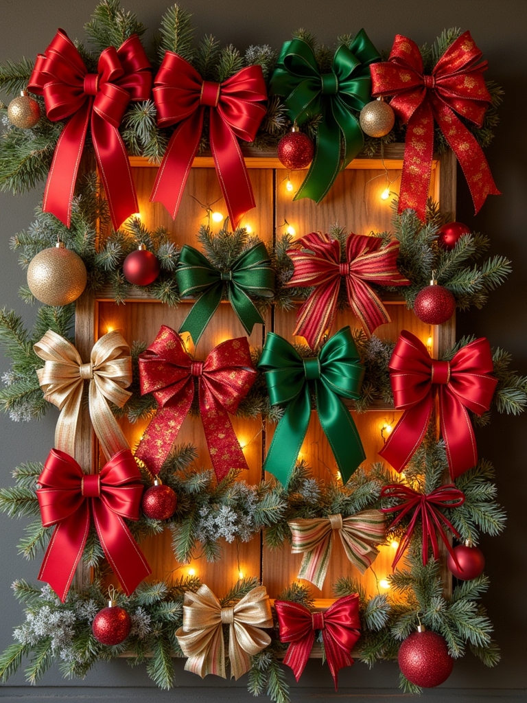 colorful festive bow arrangements