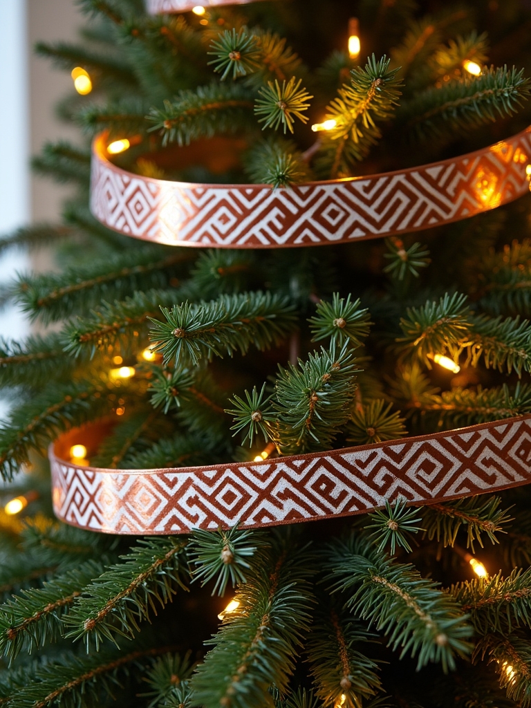 copper and white elegance