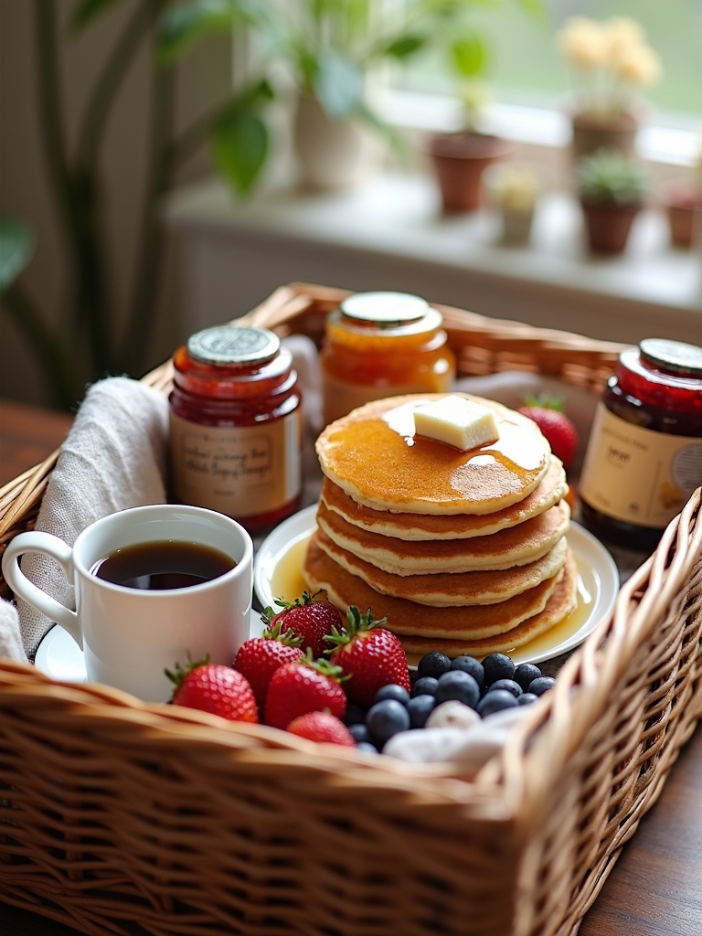 cozy breakfast basket experience