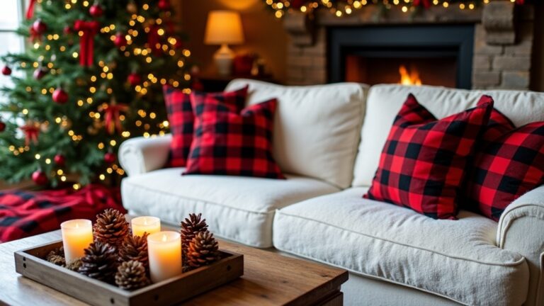 cozy buffalo check decor