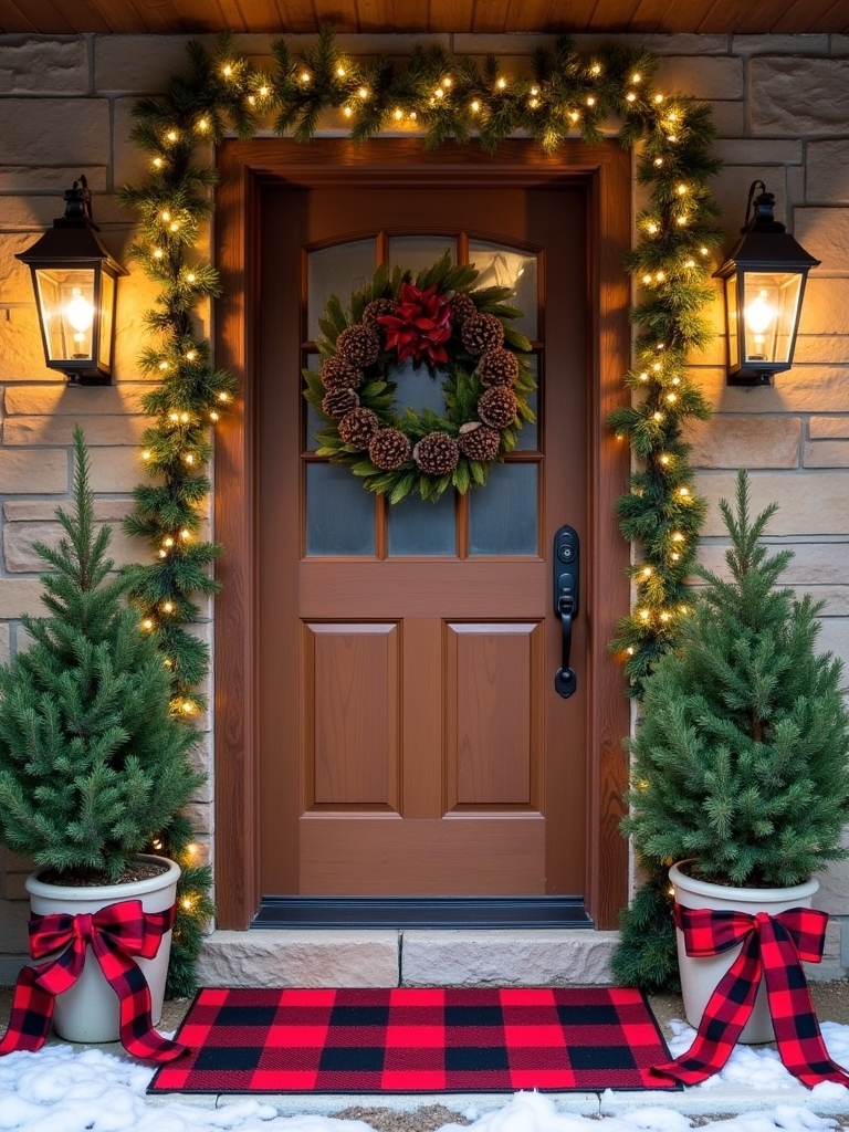 cozy buffalo check mats