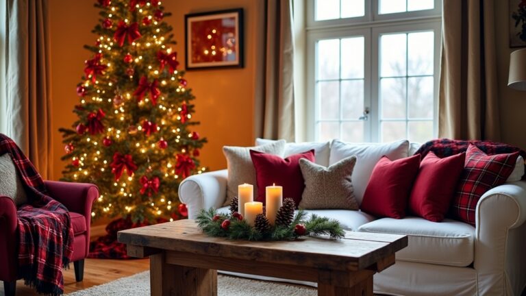 cozy buffalo plaid decor