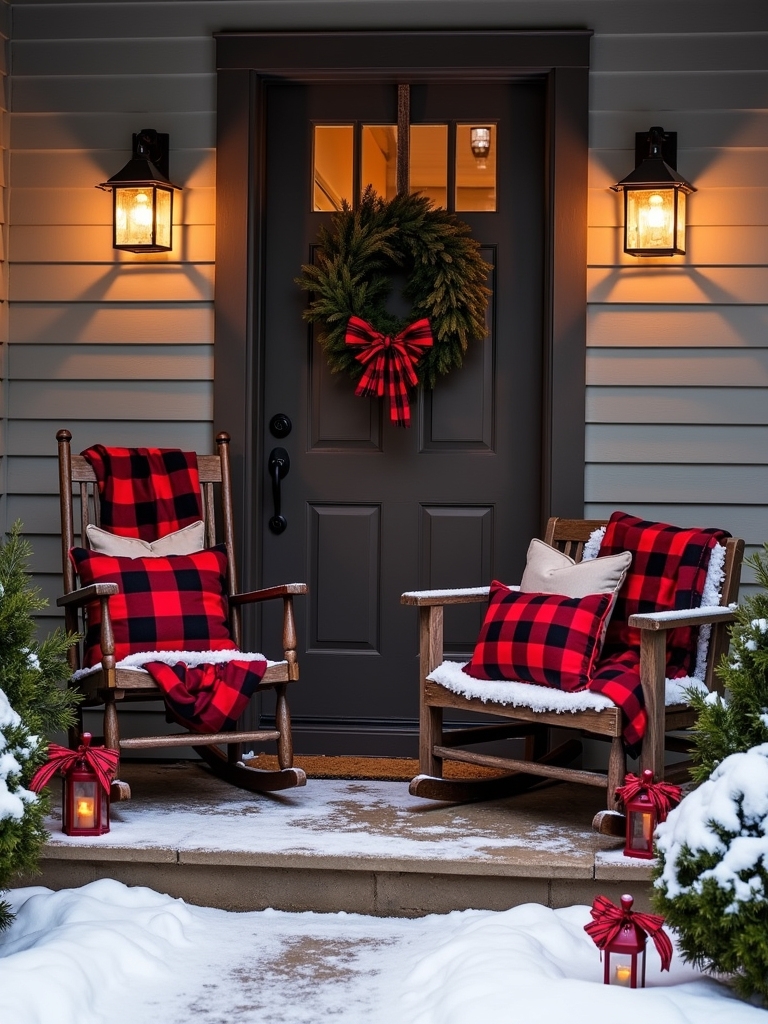 cozy buffalo plaid decor