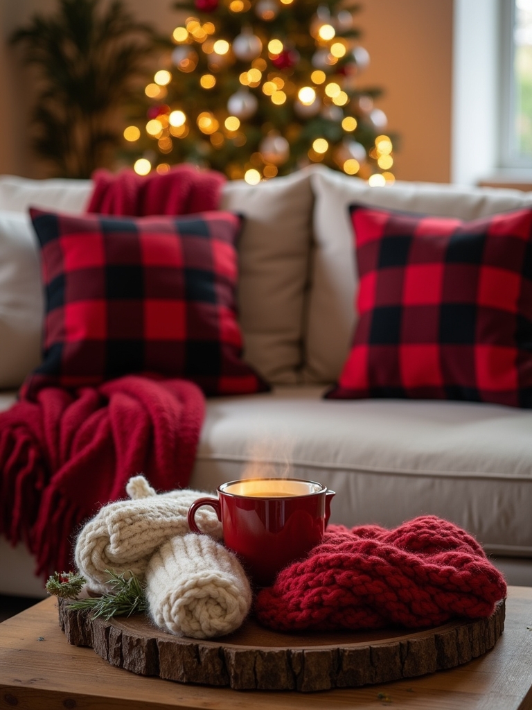 cozy buffalo plaid sweaters