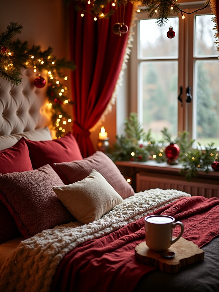 cozy christmas color palette