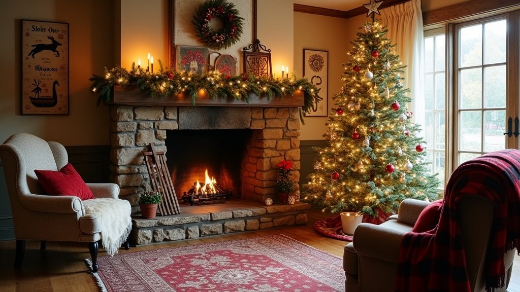 cozy farmhouse christmas decor