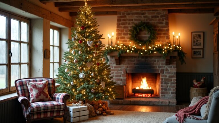 cozy farmhouse christmas decorations