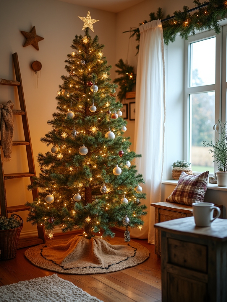 cozy farmhouse tree skirts