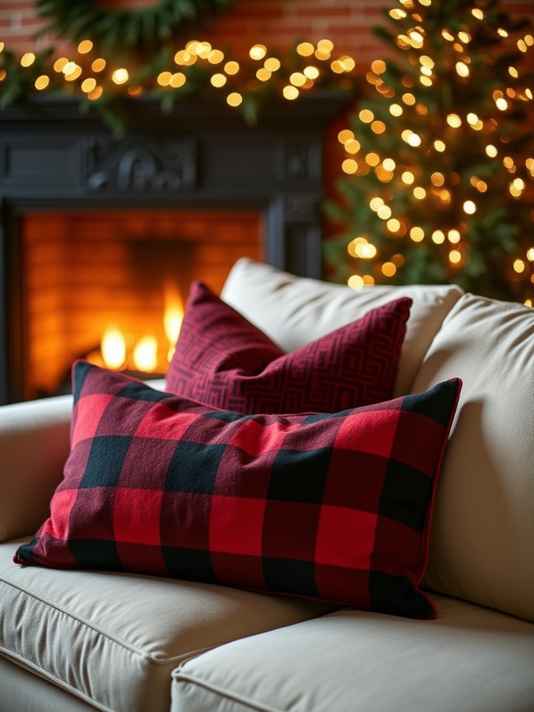 cozy festive pillow transformation