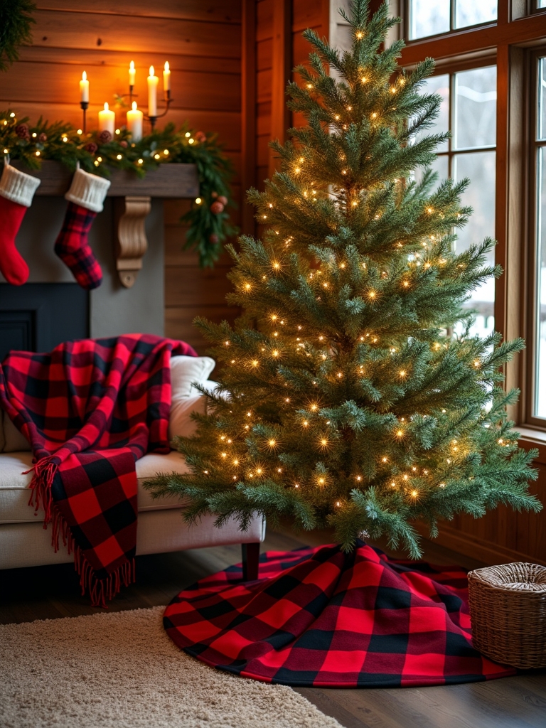 cozy holiday buffalo plaid