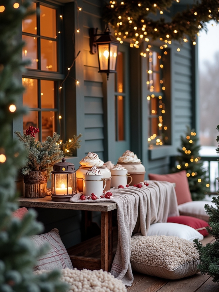 cozy hot cocoa gathering