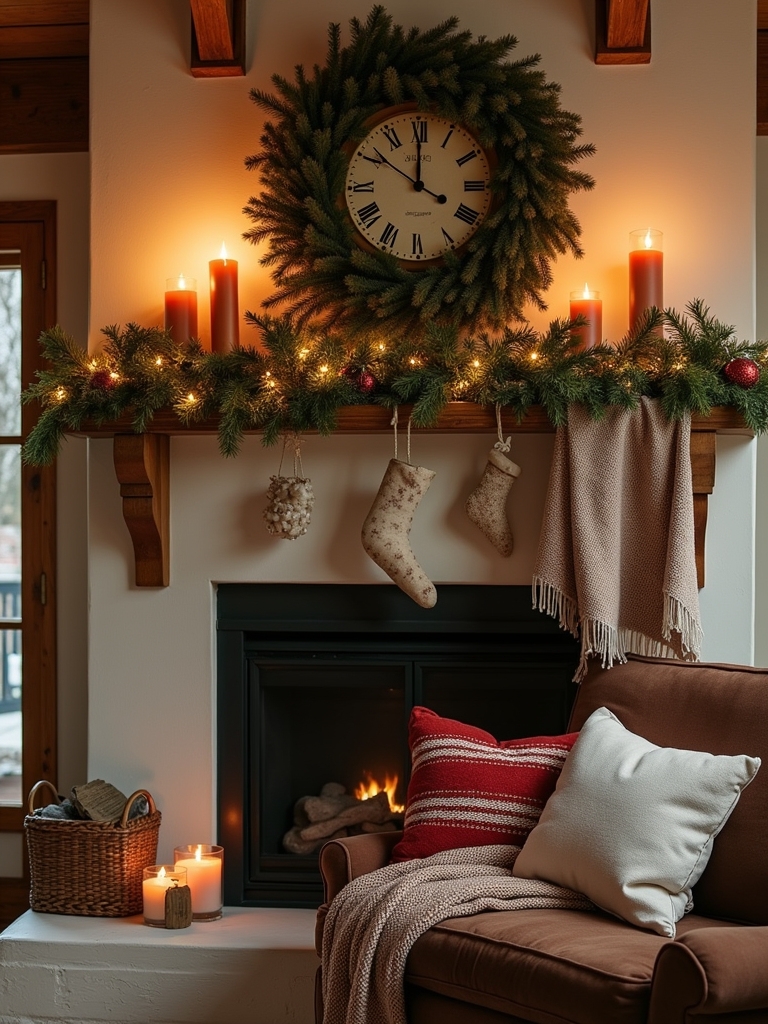 cozy layered decor elements