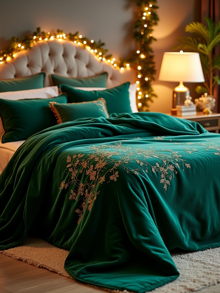 cozy luxurious holiday decor