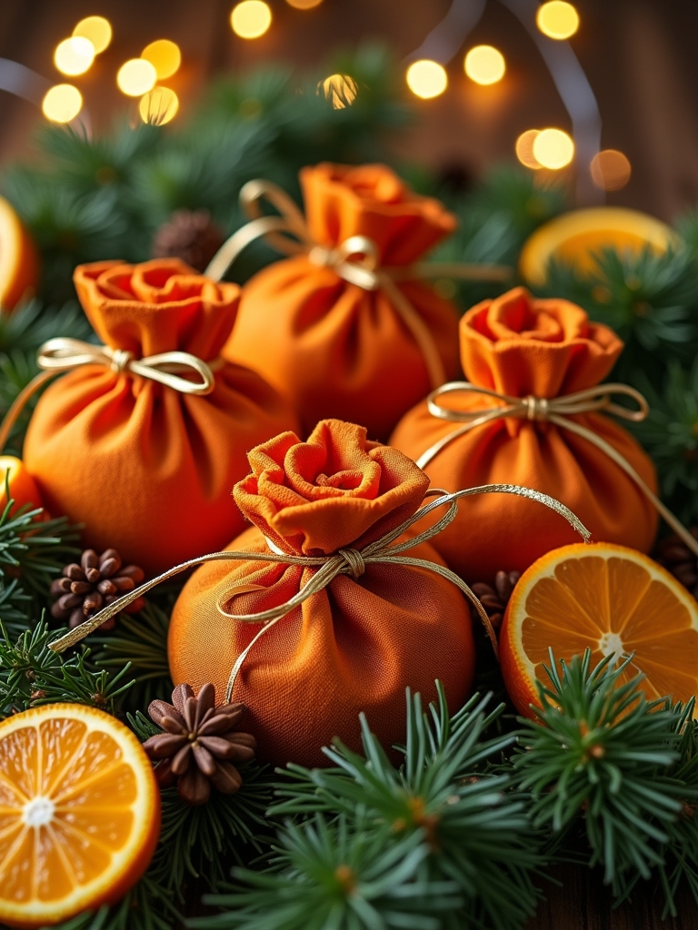 cozy orange spice sachets