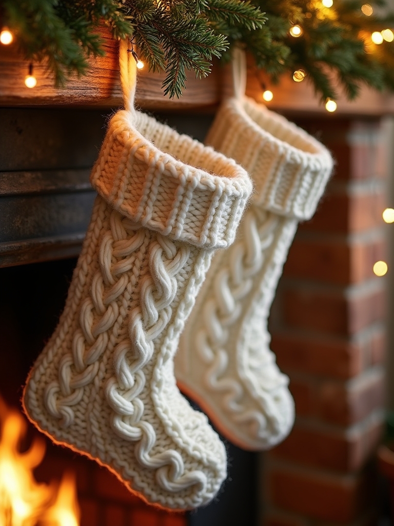 cozy personalized holiday stockings