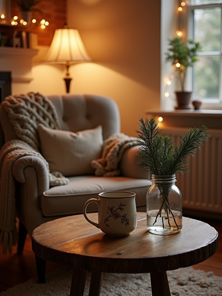 cozy personalized winter decor